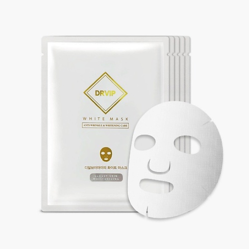 

CELLBYCELL Антивозрастная тканевая маска-глянцевая кожа White mask DrVIP 30.0, Антивозрастная тканевая маска-глянцевая кожа White mask DrVIP