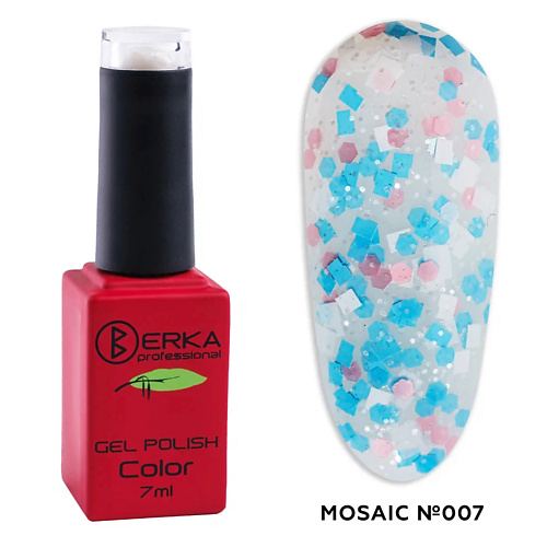

BERKA Гель-лак для ногтей Mosaic, Гель-лак для ногтей Mosaic