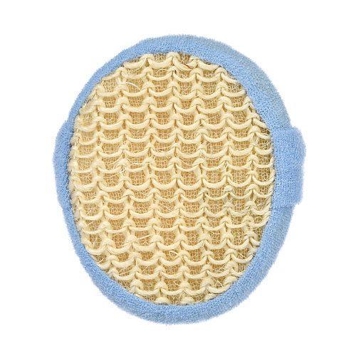 

БАННЫЕ ШТУЧКИ Мочалка из сизаля, объемная, овальная с хлопком, Мочалка из сизаля, объемная, овальная с хлопком