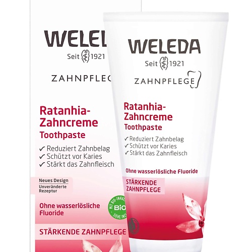 

WELEDA Зубная паста для защиты зубов и полости рта от воспалений 75.0, Зубная паста для защиты зубов и полости рта от воспалений