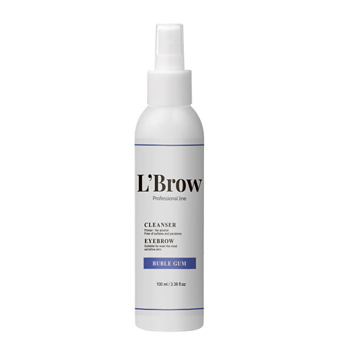 

L`BROW Обезжириватель Cleanser для бровей (Баблгам) 100, Обезжириватель Cleanser для бровей (Баблгам)
