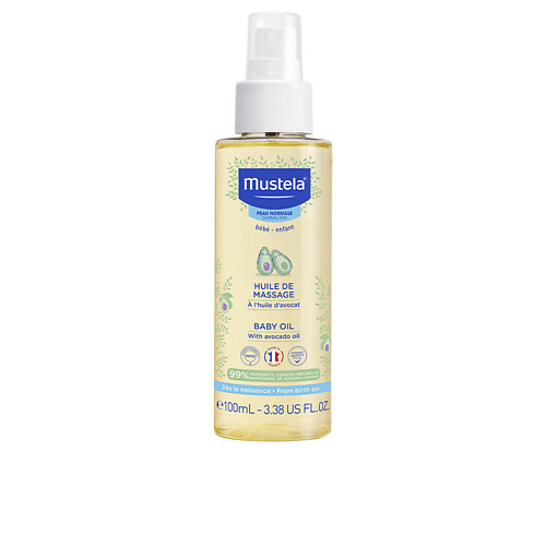 

MUSTELA Натуральное массажное масло Baby Oil с авокадо 100.0, Натуральное массажное масло Baby Oil с авокадо