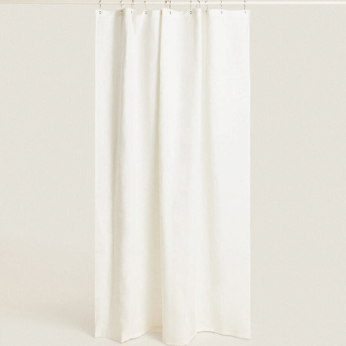 

ZARA HOME Льняная занавеска для душа, Льняная занавеска для душа