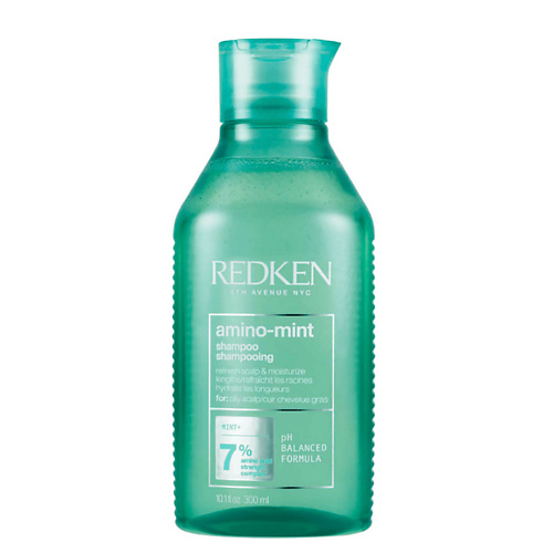 

REDKEN Освежающий шампунь Amino-Mint для жирных волос 300.0, Освежающий шампунь Amino-Mint для жирных волос