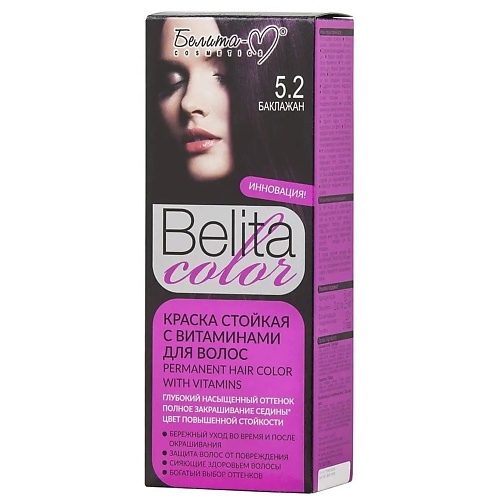 

БЕЛИТА-М Краска стойкая с витаминами для волос Belita сolor, Краска стойкая с витаминами для волос Belita сolor