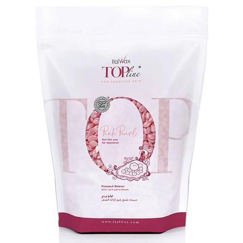 

ITALWAX Воск горячий (пленочный) Top Line Pink Pearl гранулы 750.0, Воск горячий (пленочный) Top Line Pink Pearl гранулы