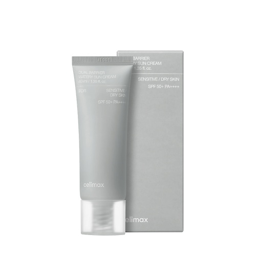 

CELIMAX Крем солнцезащитный для сухой кожи Dual Barrier Watery Sun Cream SPF 50+ PA++++ 40.0, Крем солнцезащитный для сухой кожи Dual Barrier Watery Sun Cream SPF 50+ PA++++