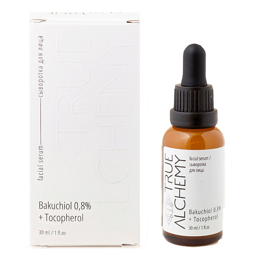 

LEVRANA Сыворотка для лица Бакучиол 0,8% + Токоферол True Alchemy, Сыворотка для лица Бакучиол 0,8% + Токоферол True Alchemy