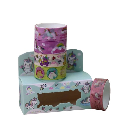 

ILIKEGIFT Набор декоративного скотча "Funny unicorn", Набор декоративного скотча "Funny unicorn"