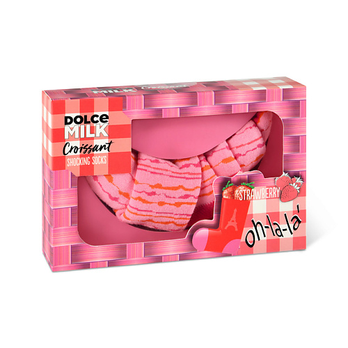 

DOLCE MILK Носки женские Pink Croissant, Носки женские Pink Croissant