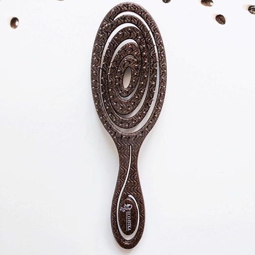 ECOISTKA Расческа массажная, продувная для быстрой сушки волос. Распутывающая для мокрых волос