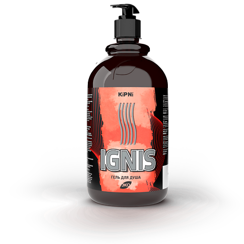 

KIPNI Гель для душа (мужские ароматы) с дозатором IGNIS 1000.0, Гель для душа (мужские ароматы) с дозатором IGNIS