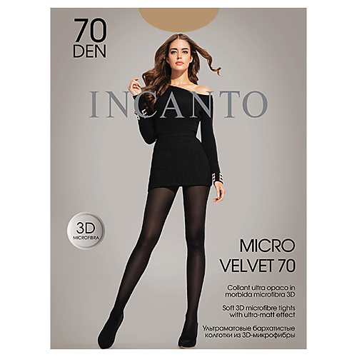 

INCANTO Колготки женские Micro Velvet 70 den daino, Колготки женские Micro Velvet 70 den daino