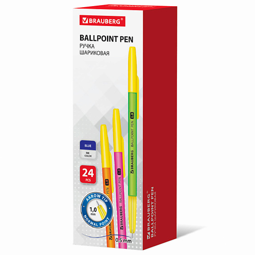 

BRAUBERG Набор шариковых ручек Color, линия письма 0,5 мм, Набор шариковых ручек Color, линия письма 0,5 мм