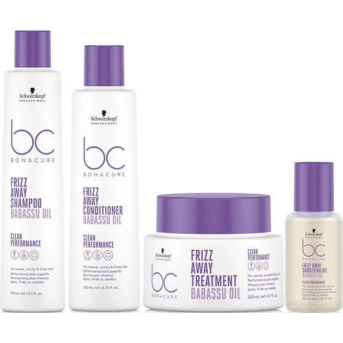 

BONACURE Набор средств для волос Frizz Away Four, Набор средств для волос Frizz Away Four