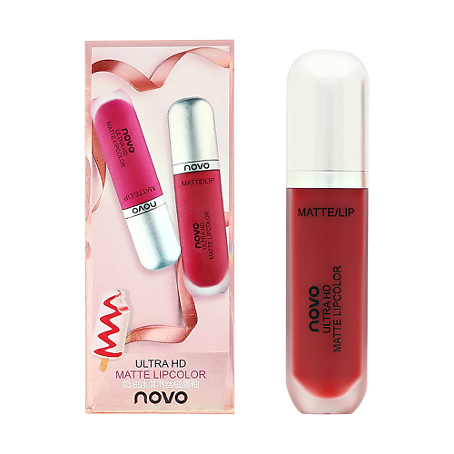 Помада для губ NOVO Помада для губ ULTRA HD MATTE LIPCOLOR матовая жидкая
