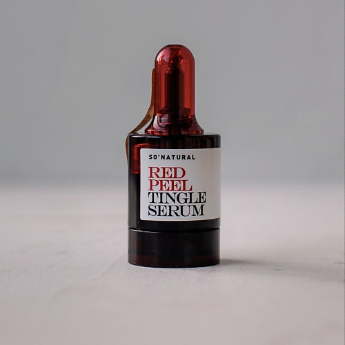 

SO NATURAL Тонизирующая сыворотка с эффектом покалывания Red Peel Tingle Serum 10.0, Тонизирующая сыворотка с эффектом покалывания Red Peel Tingle Serum