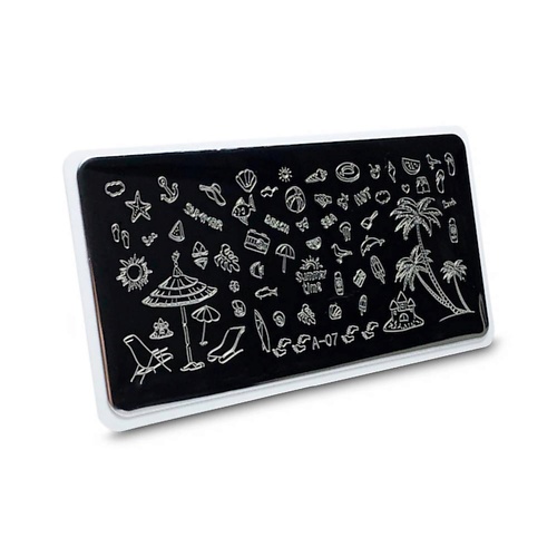 Диск для стемпинга AEROPUFFING Пластина для стемпинга Stamping Plate Пляж