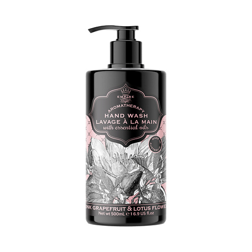 

EMPIRE AUSTRALIA Мыло жидкое для рук с маслами розового грейпфрута и лотоса Pink Grapefruit And Lotus Flower Hand Wash 500, Мыло жидкое для рук с маслами розового грейпфрута и лотоса Pink Grapefruit And Lotus Flower Hand Wash