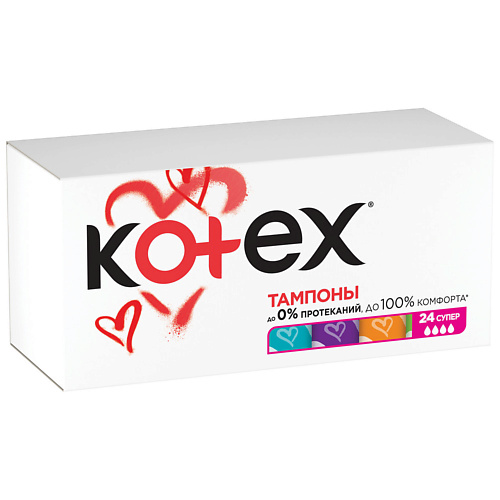 

KOTEX Тампоны Супер 24.0, Тампоны Супер