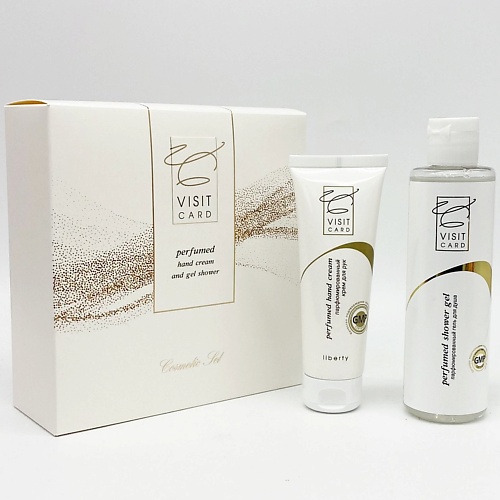 VISIT CARD Подарочный набор для женщин  гель для душа и крем для рук