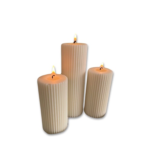

CANDLE ZEN Набор свечей классические, интерьерные в форме столбик/ цилиндр, 3 шт 515.0, Набор свечей классические, интерьерные в форме столбик/ цилиндр, 3 шт