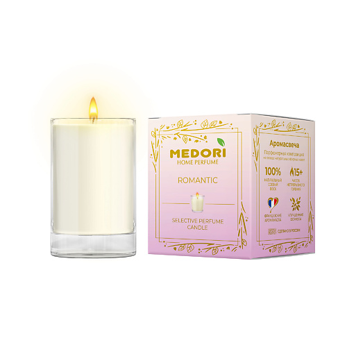 MEDORI Свеча ароматическая Romantic 70.0