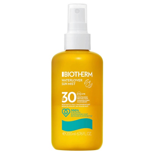 

BIOTHERM Ультра-легкий солнцезащитный спрей для лица и тела Waterlover Sun Mist SPF30 200.0, Ультра-легкий солнцезащитный спрей для лица и тела Waterlover Sun Mist SPF30