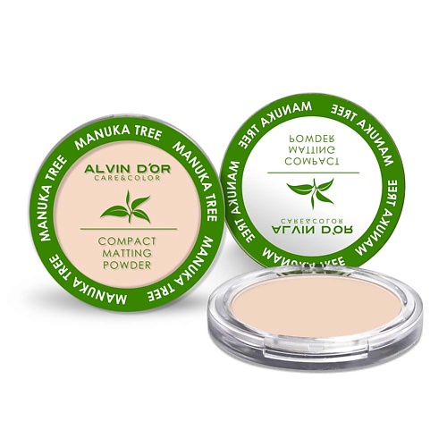 ALVIN D’OR Пудра компактная Manuka Tree