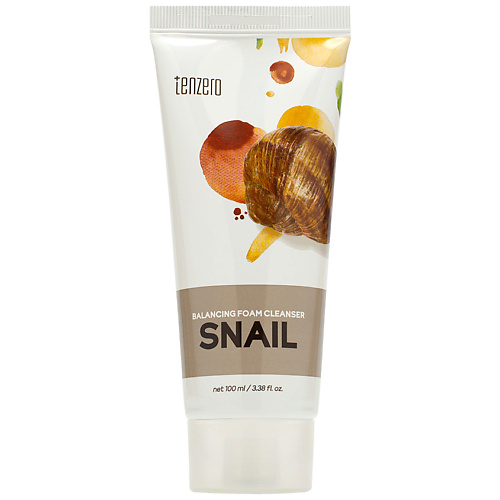 

TENZERO Пенка для умывания с муцином улитки Snail Balancing Foam Cleanser, Пенка для умывания с муцином улитки Snail Balancing Foam Cleanser