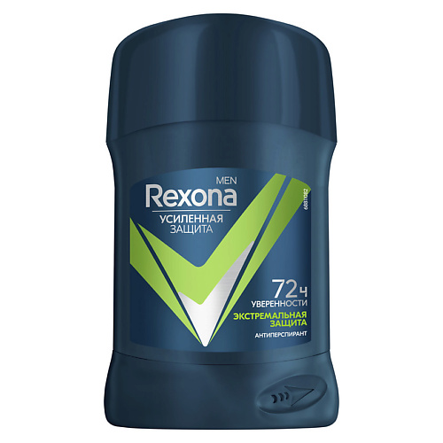 

REXONA Дезодорант-антиперспирант карандаш усиленная защита Экстремальная защита Men, Дезодорант-антиперспирант карандаш усиленная защита Экстремальная защита Men