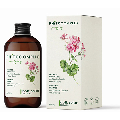 

DOTT.SOLARI COSMETICS Шампунь очищающий Phitocomplex Purifying 250.0, Шампунь очищающий Phitocomplex Purifying