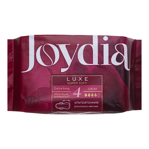 

JOYDIA Прокладки гигиенические Luxe super soft Ultra+ 7.0, Прокладки гигиенические Luxe super soft Ultra+