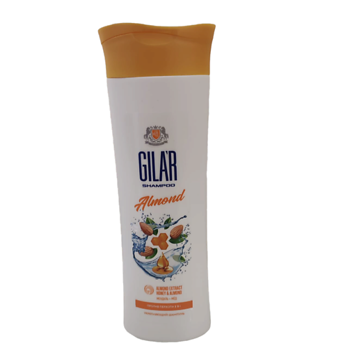 

GILA'R Шампунь для волос ALMOND Миндаль+мёд, Шампунь для волос ALMOND Миндаль+мёд