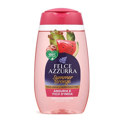 FELCE AZZURRA Гель для душа Арбуз и Опунция Summer Bronze Shower Gel 654₽