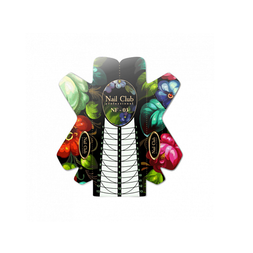 

NAIL CLUB NF-03 Формы для наращивания ногтей Жостово 10.0, NF-03 Формы для наращивания ногтей Жостово
