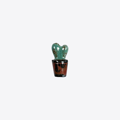 

LA PALME ARTISAN CERAMICA Брошь-значок из керамики Кактус, Брошь-значок из керамики Кактус