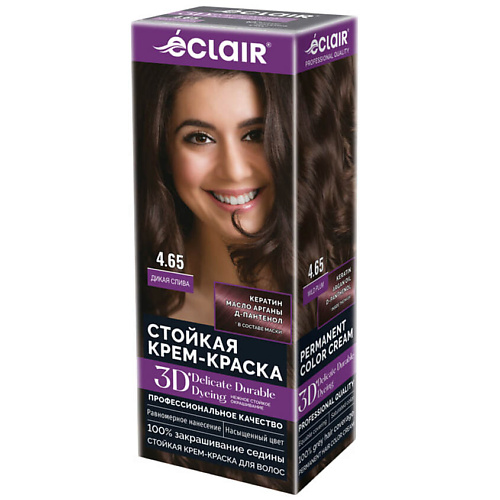 ECLAIR Стойкая крем краска для волос 3D