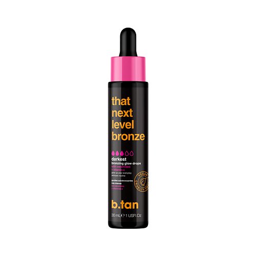 Концентрат-автозагар для тела B.TAN Капли-автозагар that next level bronze tanning glow drops