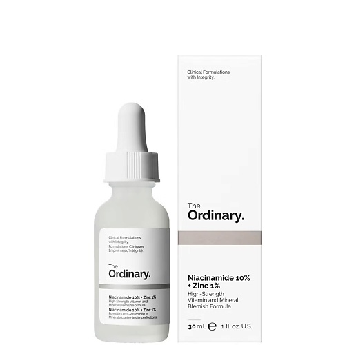 

THE ORDINARY Балансирующая сыворотка Niacinamide 10% + Zinc 1%, против несовершенств 30.0, Балансирующая сыворотка Niacinamide 10% + Zinc 1%, против несовершенств
