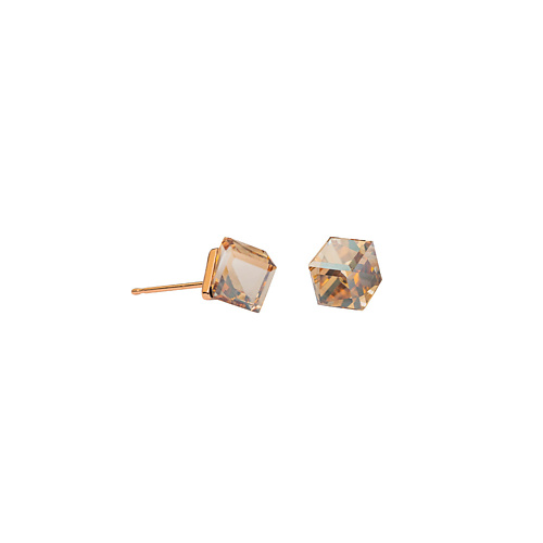 

FIORE LUNA Пусеты Crystal Golden Shadow, Пусеты Crystal Golden Shadow