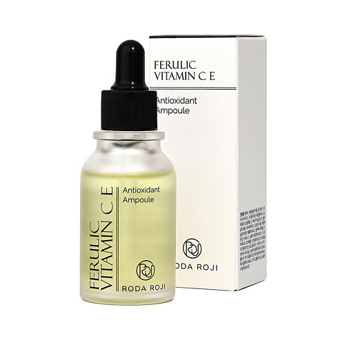 

RODA ROJI Сыворотка с феруловой кислотой и витаминами С и Е Ferulic Vitamin C E Antioxidant Ampoule 30.0, Сыворотка с феруловой кислотой и витаминами С и Е Ferulic Vitamin C E Antioxidant Ampoule