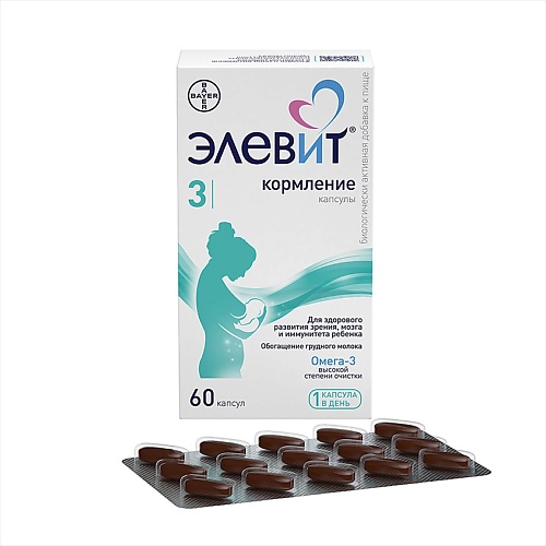 

АПТЕКА Элевит Кормление 60, Элевит Кормление 60