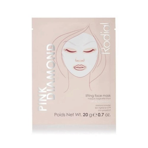 

RODIAL Маска для лица с лифтинг эффектом PINK DIAMOND 1.0, Маска для лица с лифтинг эффектом PINK DIAMOND
