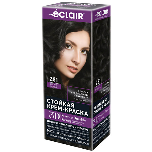 ECLAIR Стойкая крем краска для волос 3D