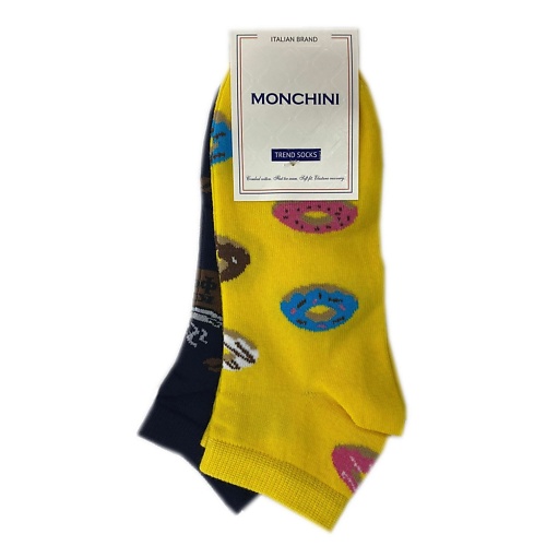 

MONCHINI Носки женские мультипак 2 пары "Кофе с пончиками", Носки женские мультипак 2 пары "Кофе с пончиками"