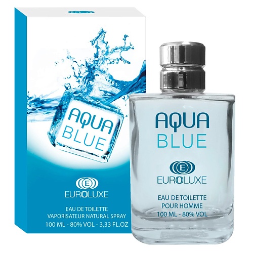 

EUROLUXE Туалетная вода Aqua Blue мужской 100.0, Туалетная вода Aqua Blue мужской