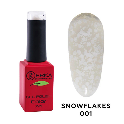 

BERKA Гель-лак для ногтей Snowflakes, Гель-лак для ногтей Snowflakes