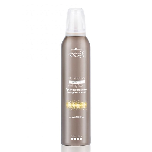 Мусс для ухода за волосами HAIR COMPANY Мусс придающий блеск СВЕРХСИЛЬНОЙ фиксации Illuminating Extreme Styling Foam