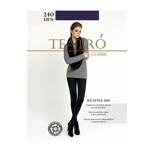 TEATRO Женские колготки Ice Style Color Violet 240 den